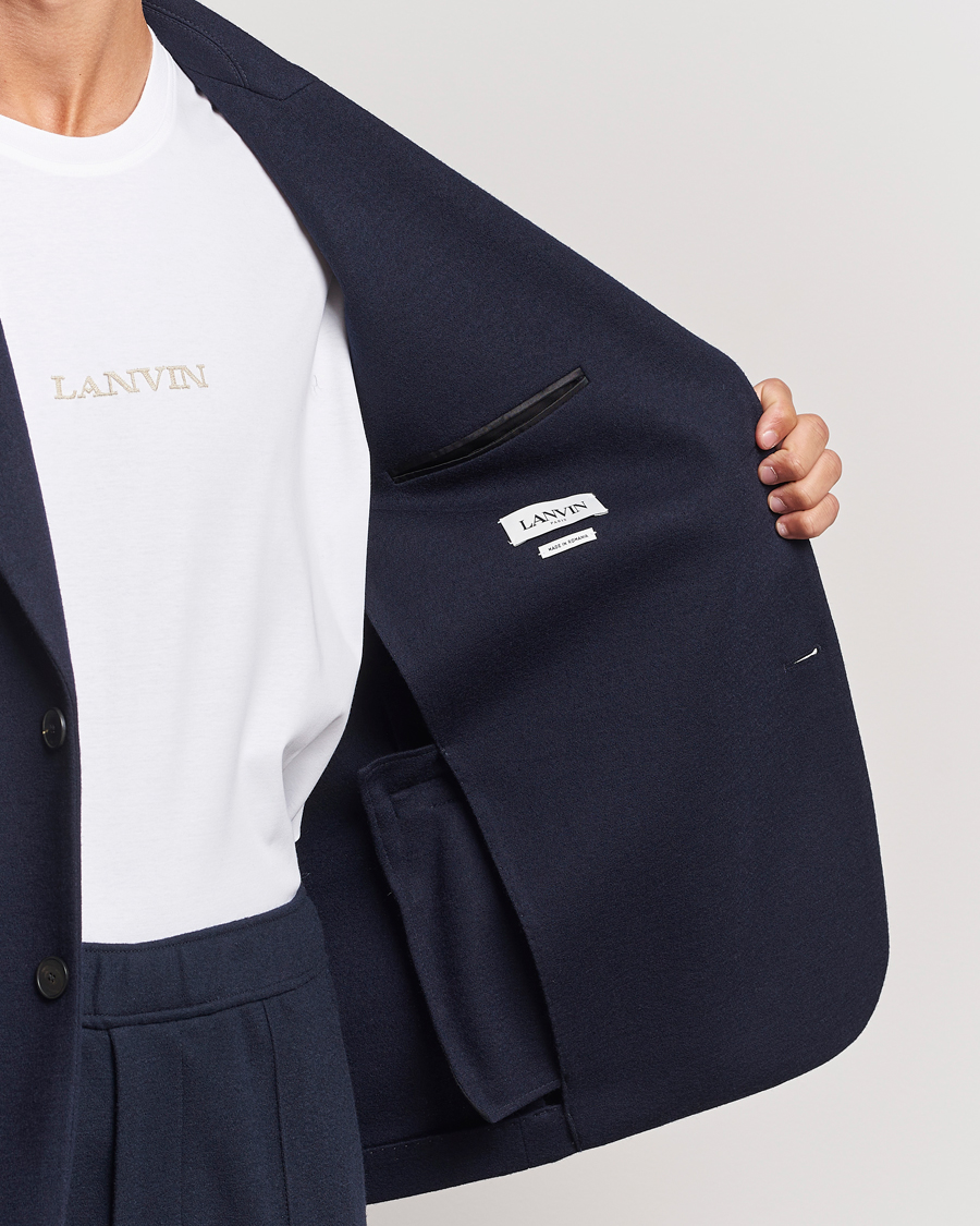 Heren | Blazers | Lanvin | Unconstructed Wool Blazer Navy