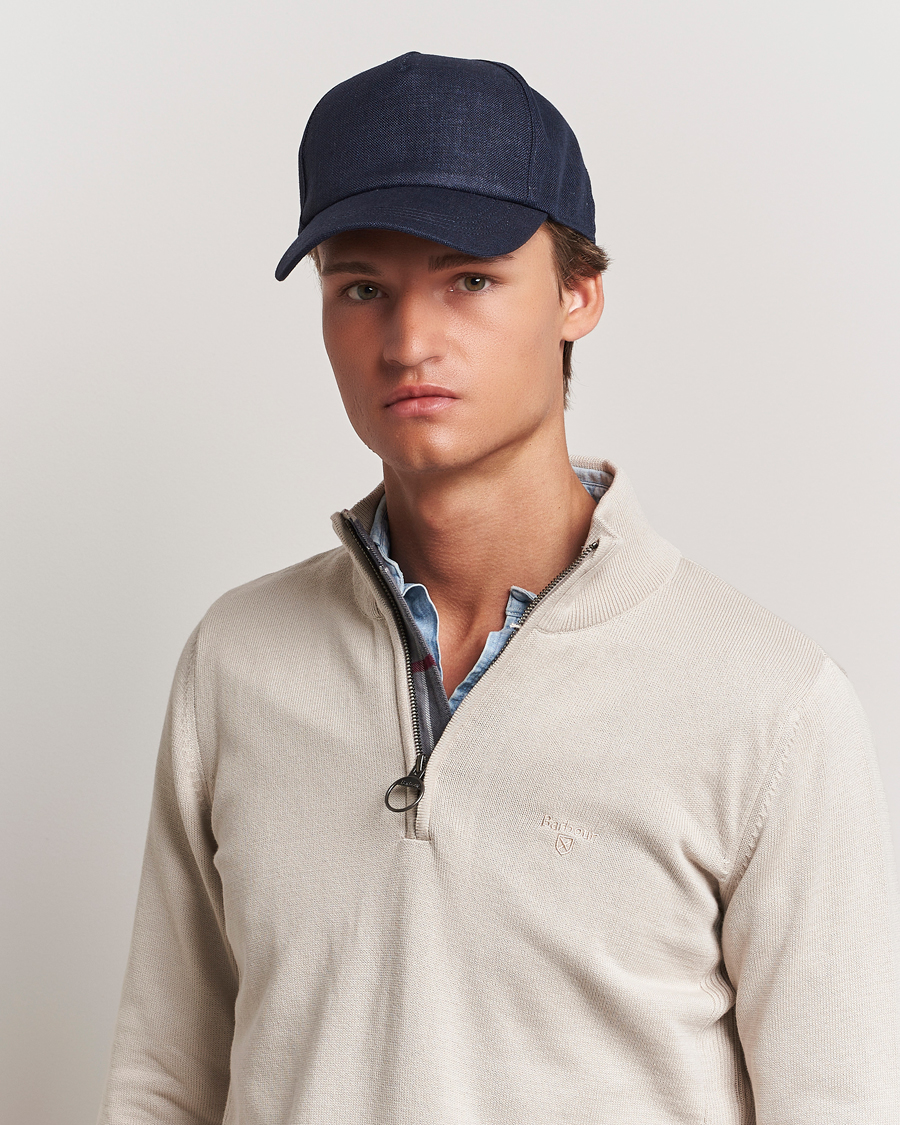 Heren | Wigéns Baseball Linen Cap Navy | Wigéns | Baseball Linen Cap Navy