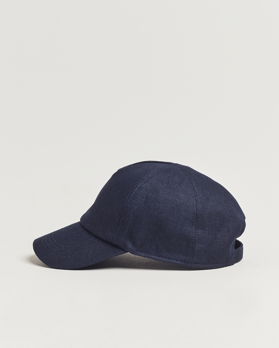 Men |  | Wigéns | Baseball Linen Cap Navy