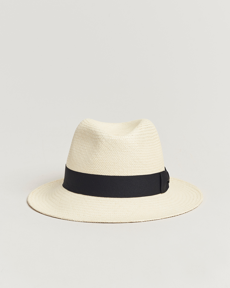 Heren | Wigéns Panama Hat White/Black | Wigéns | Panama Hat White/Black