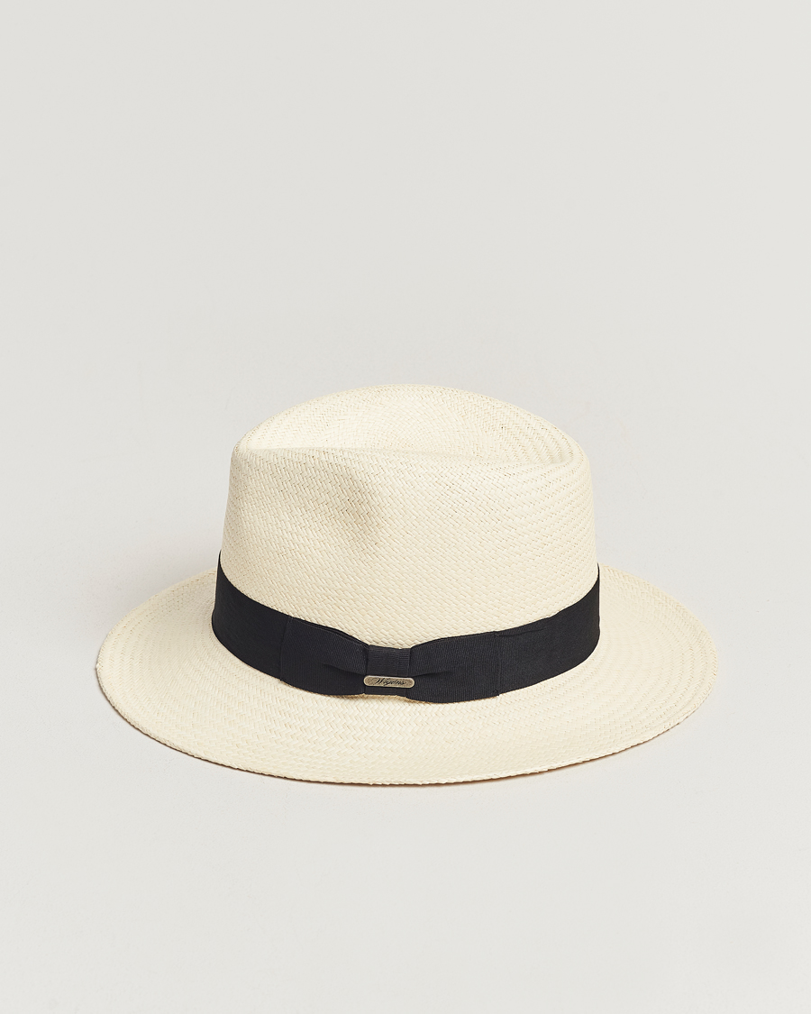 Heren | Accessoires | Wigéns | Panama Hat White/Black