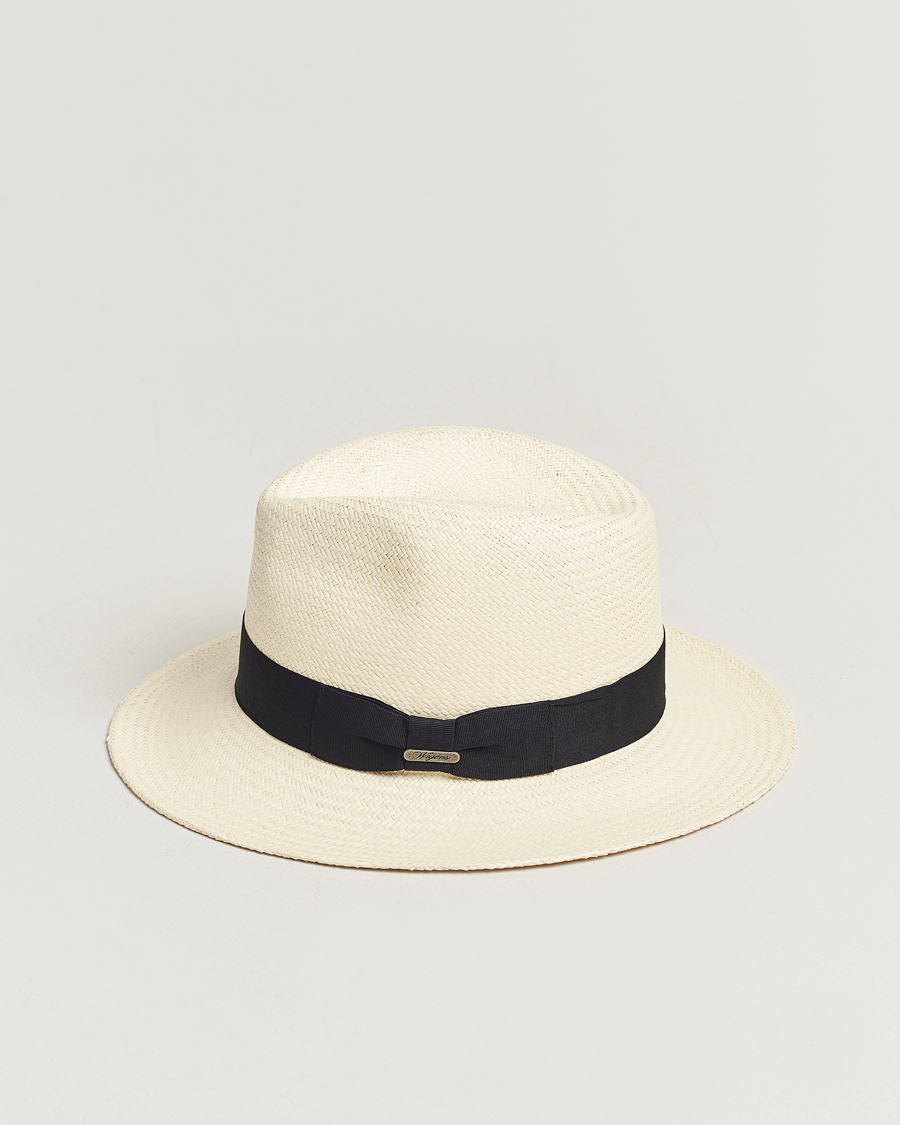 Heren | Wigéns Panama Hat White/Black | Wigéns | Panama Hat White/Black