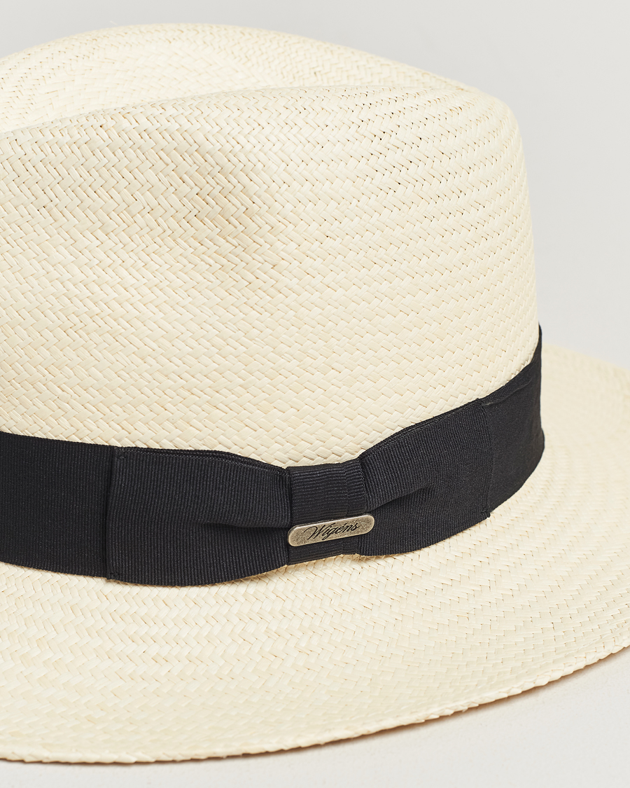 Heren | Wigéns Panama Hat White/Black | Wigéns | Panama Hat White/Black
