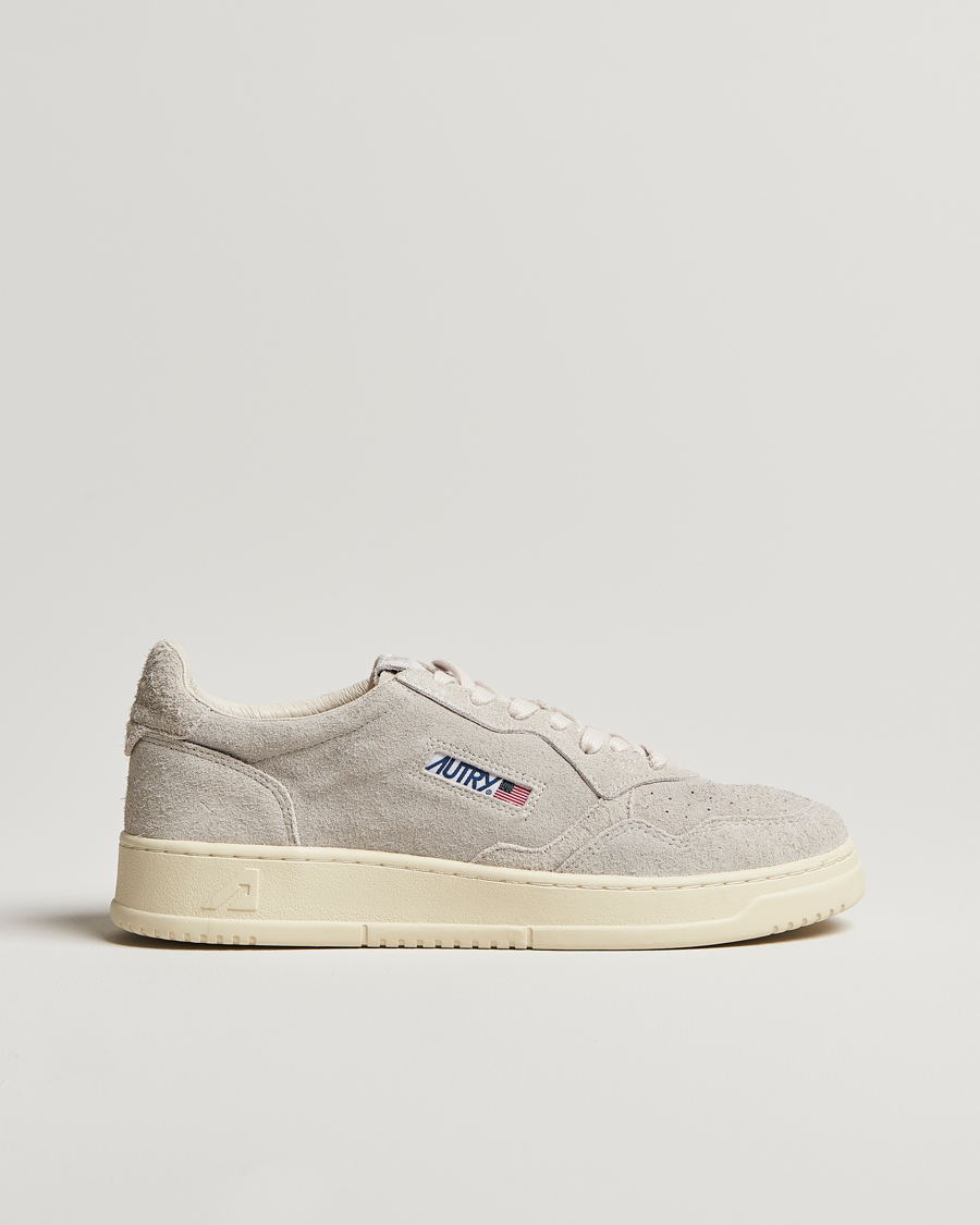 Heren | Autry Medalist Low Suede Sneaker White | Autry | Medalist Low Suede Sneaker White