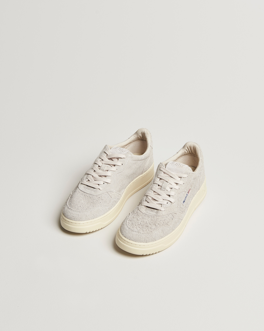 Heren | Autry Medalist Low Suede Sneaker White | Autry | Medalist Low Suede Sneaker White