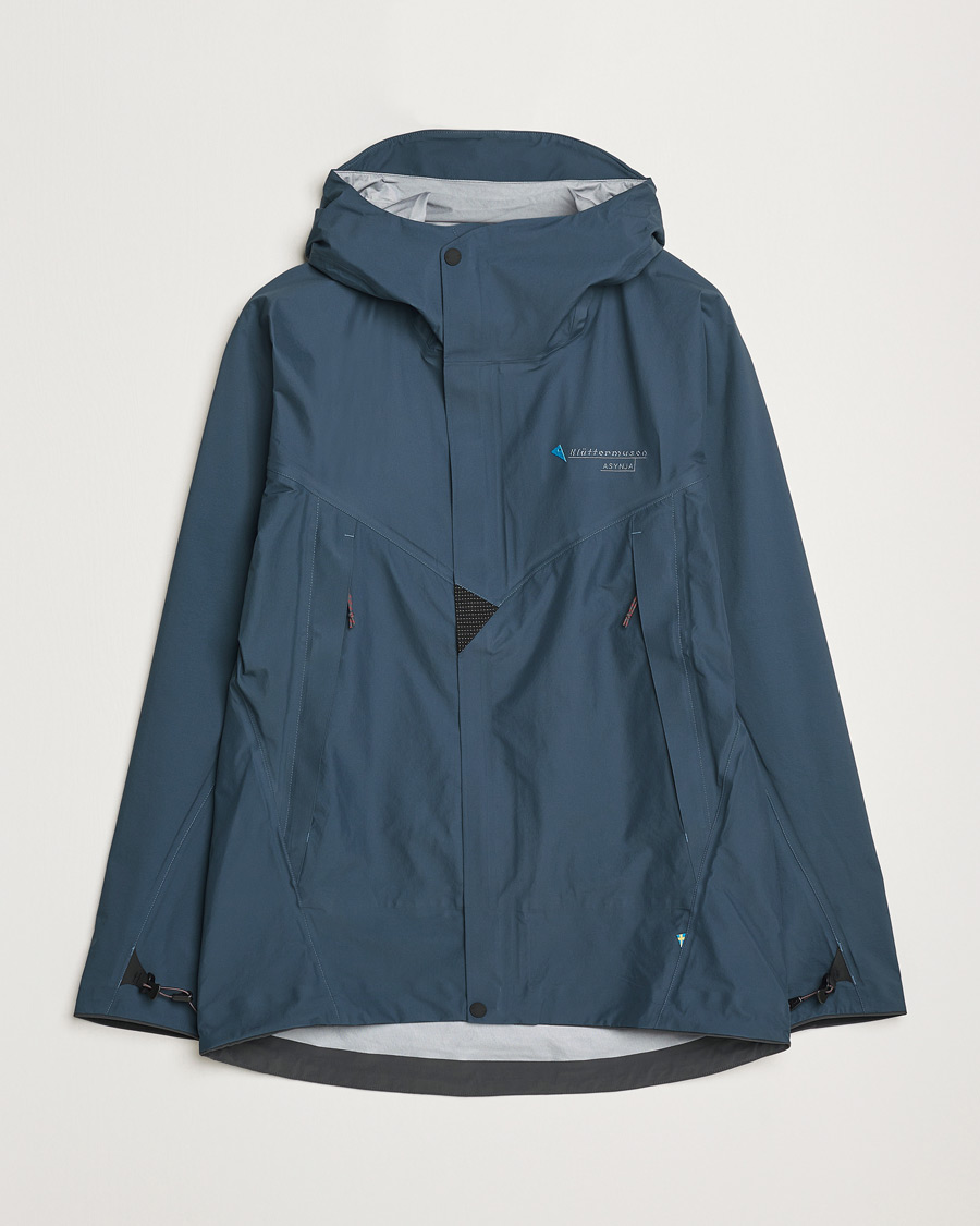 Heren | Jassen | Klättermusen | Asynja Lightweight Waterproof Jacket Midnight Blue