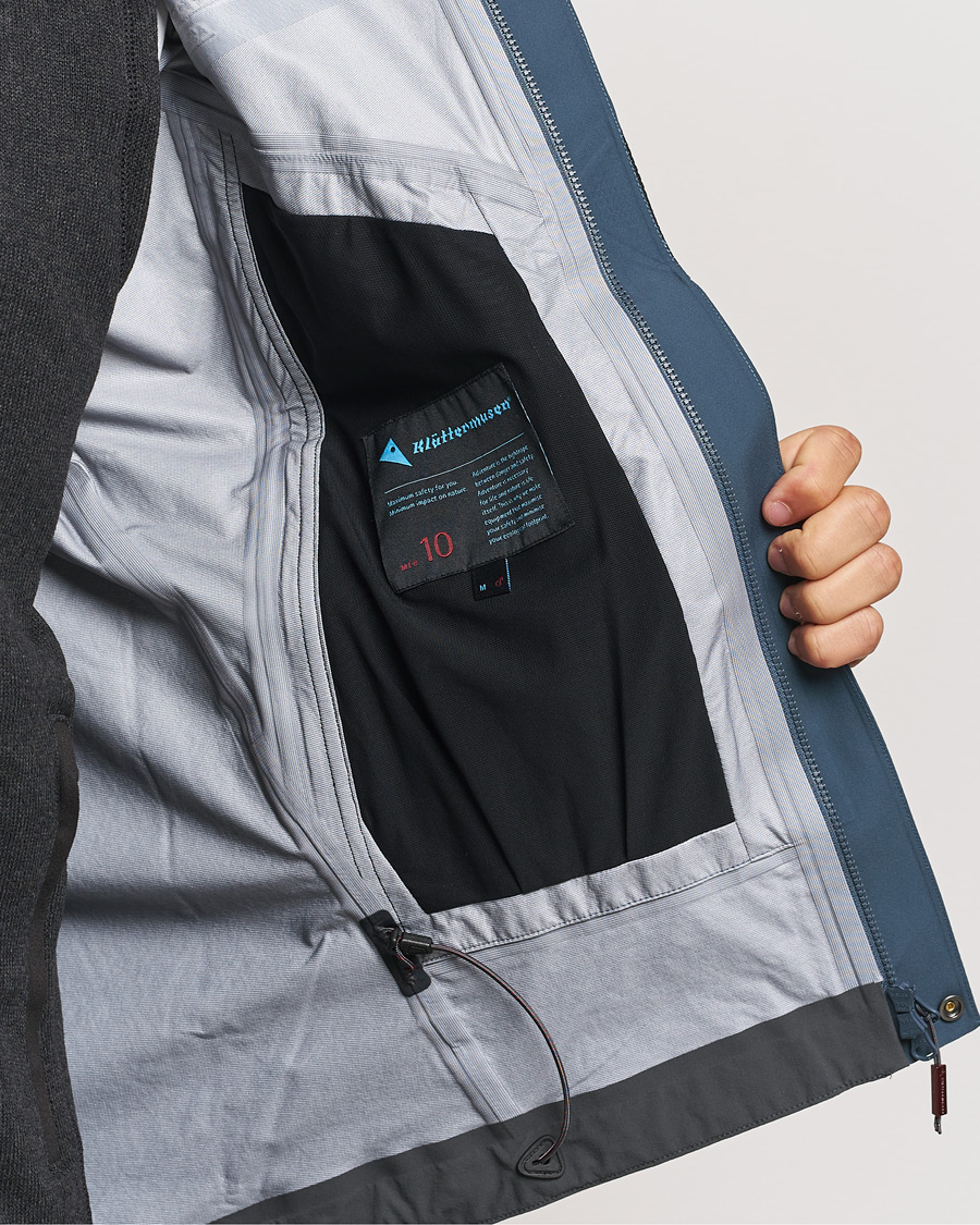 Heren | Jassen | Klättermusen | Asynja Lightweight Waterproof Jacket Midnight Blue