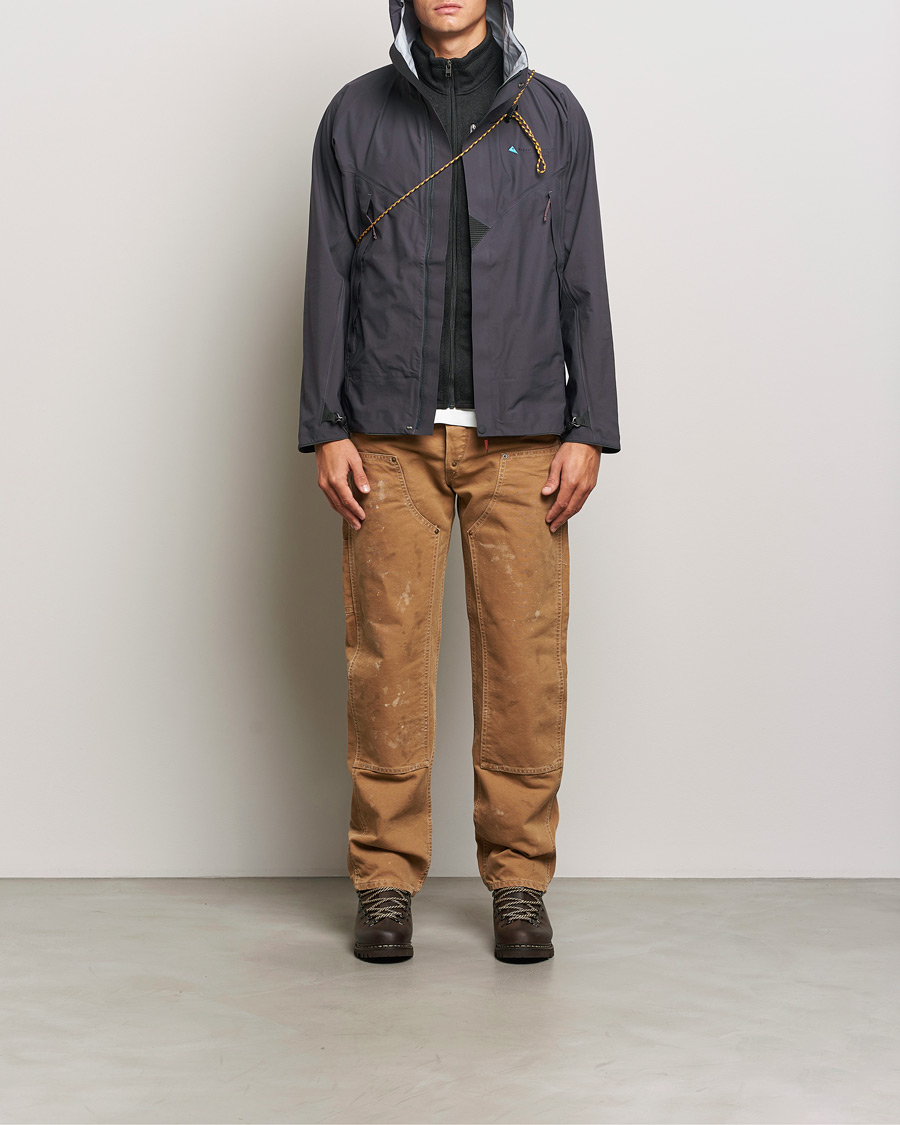 Heren | Jassen | Klättermusen | Asynja Lightweight Waterproof Jacket Raven