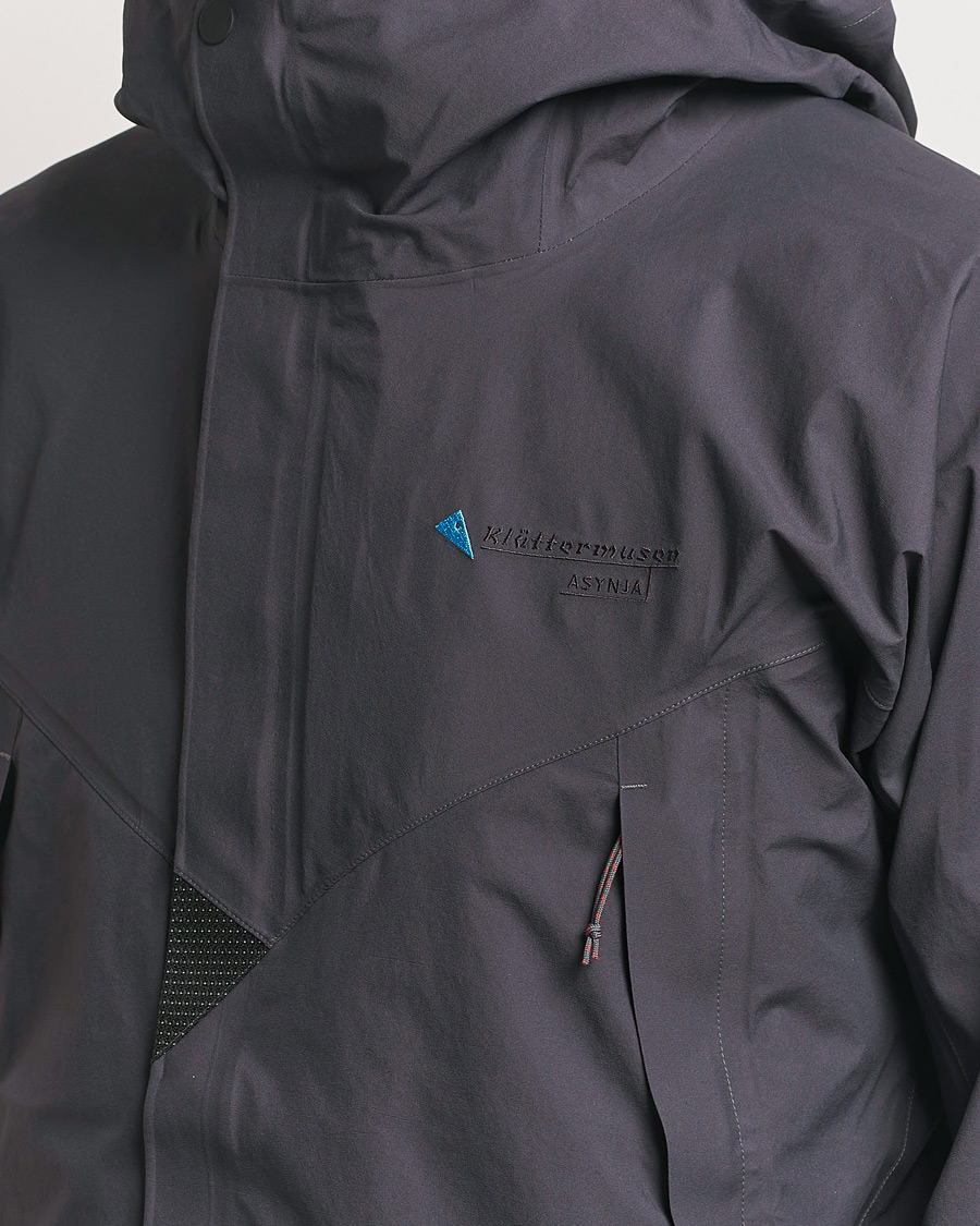 Heren | Jassen | Klättermusen | Asynja Lightweight Waterproof Jacket Raven