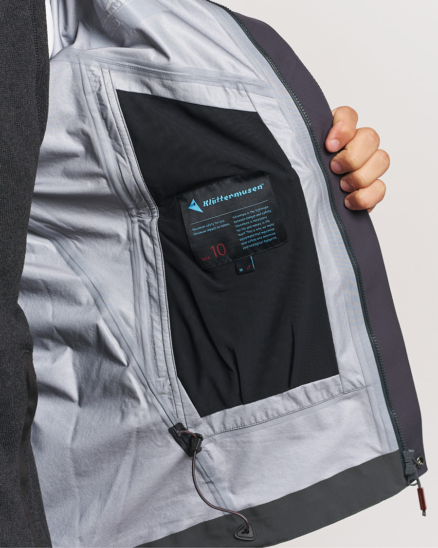 Heren | Jassen | Klättermusen | Asynja Lightweight Waterproof Jacket Raven