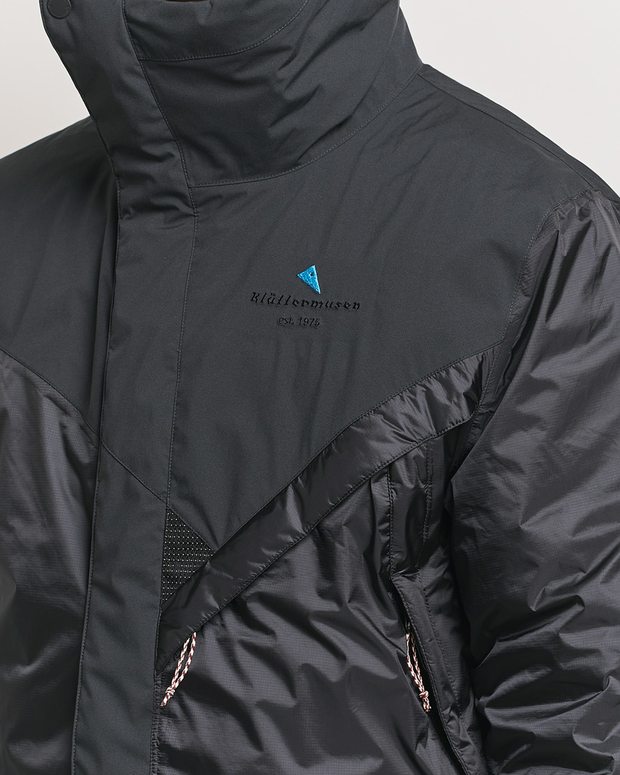 Heren | Jassen | Klättermusen | Aud Waterproof Down Jacket Pitch Black