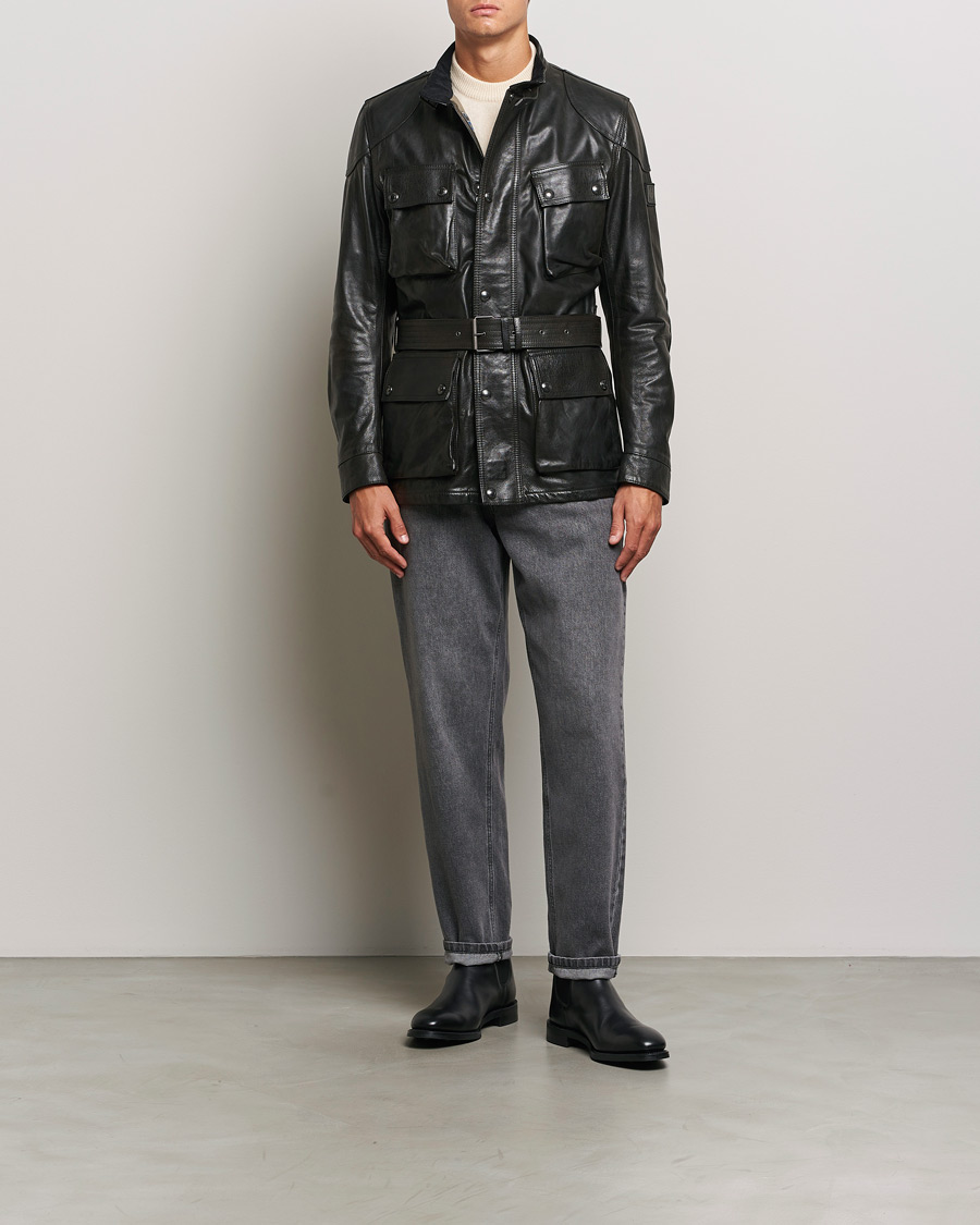 Heren | Jassen | Belstaff | Trailmaster Panther Leather Jacket Black