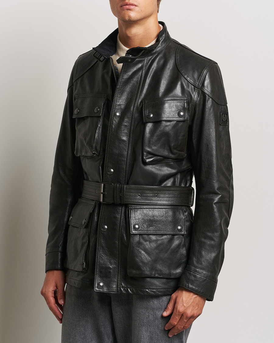 Heren | Jassen | Belstaff | Trailmaster Panther Leather Jacket Black