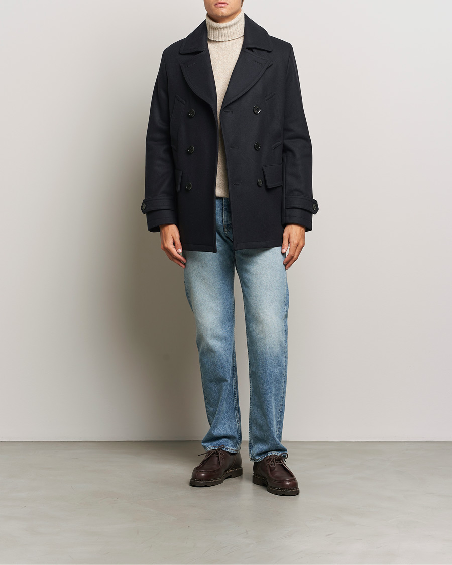 Heren | Jassen | Belstaff | Milford Wool Peacoat Ink Blue
