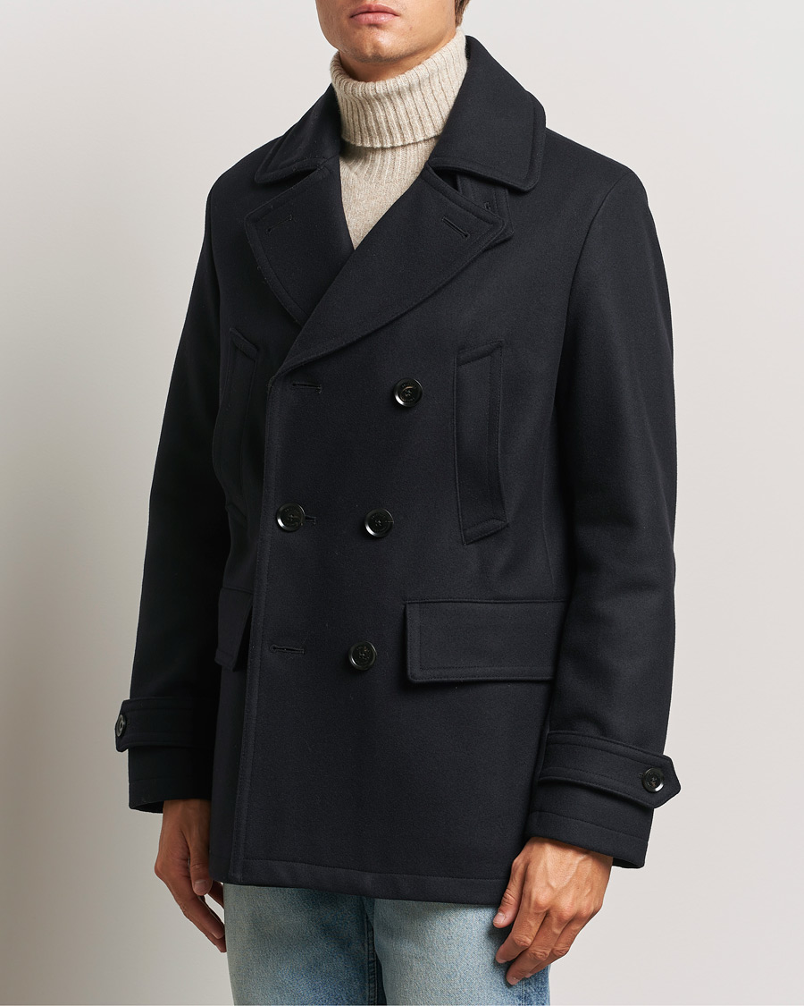 Heren | Jassen | Belstaff | Milford Wool Peacoat Ink Blue