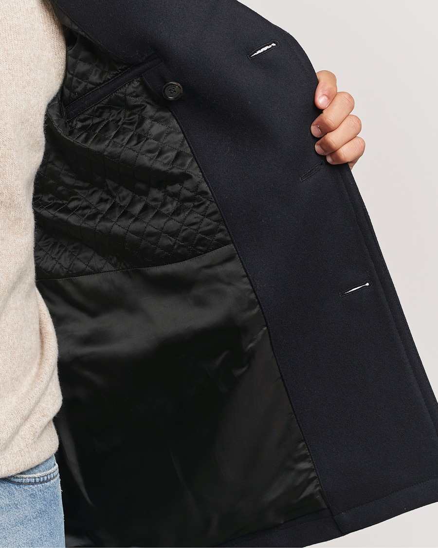 Heren | Jassen | Belstaff | Milford Wool Peacoat Ink Blue