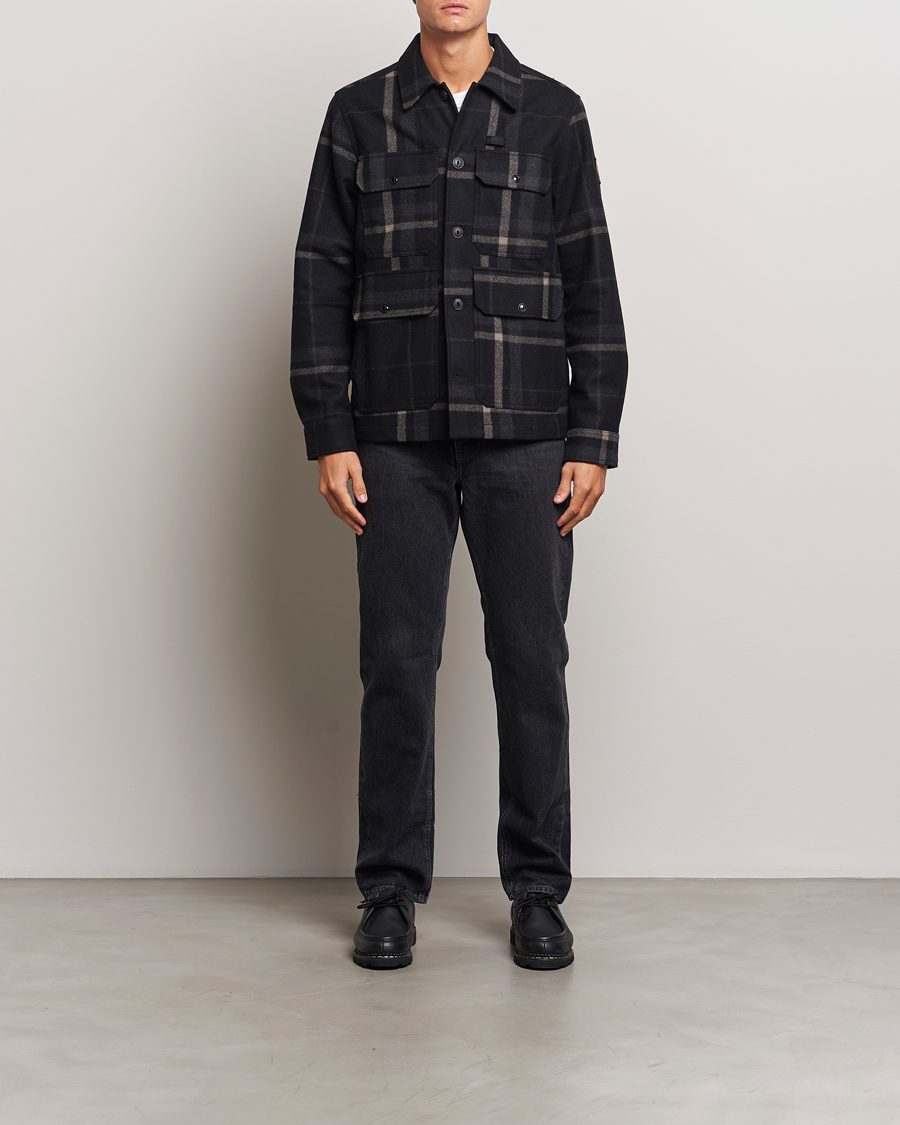 Heren | Jassen | Belstaff | Forge Checked Wool Jacket Charcoal