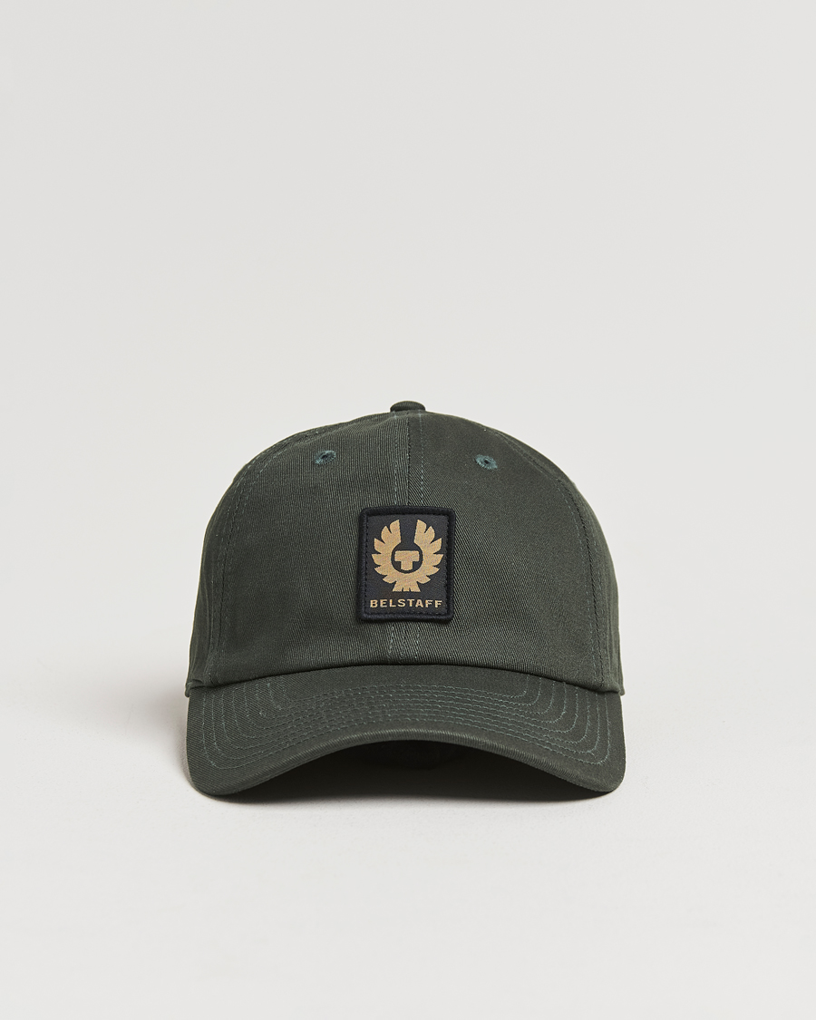 Heren | Belstaff Phoenix Logo Cap Tile Green | Belstaff | Phoenix Logo Cap Tile Green