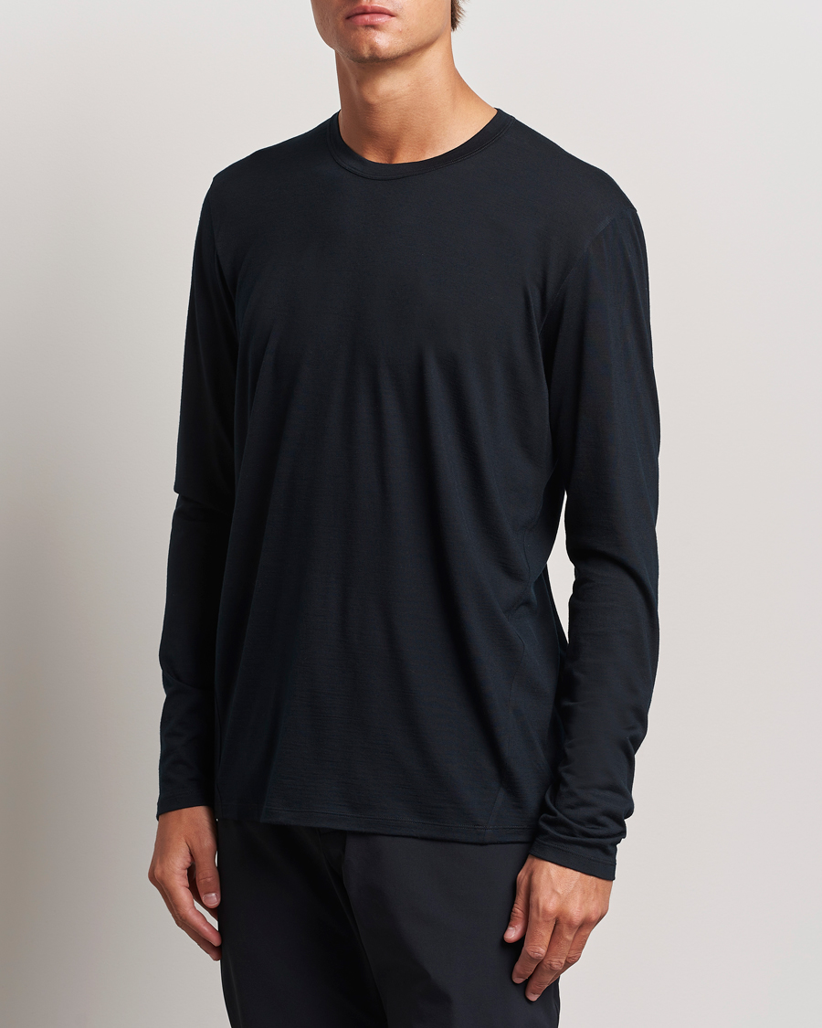 Heren | T-shirts | Arc'teryx Veilance | Frame Long Sleeve T-shirt Black