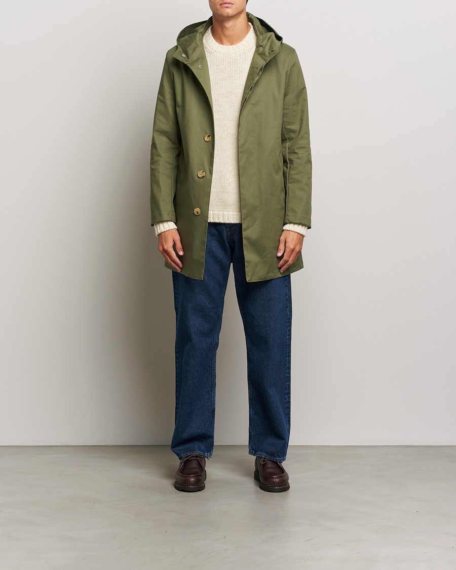 Heren | Jassen | Mackintosh | Chryston Short Coat Four Leaf Clover