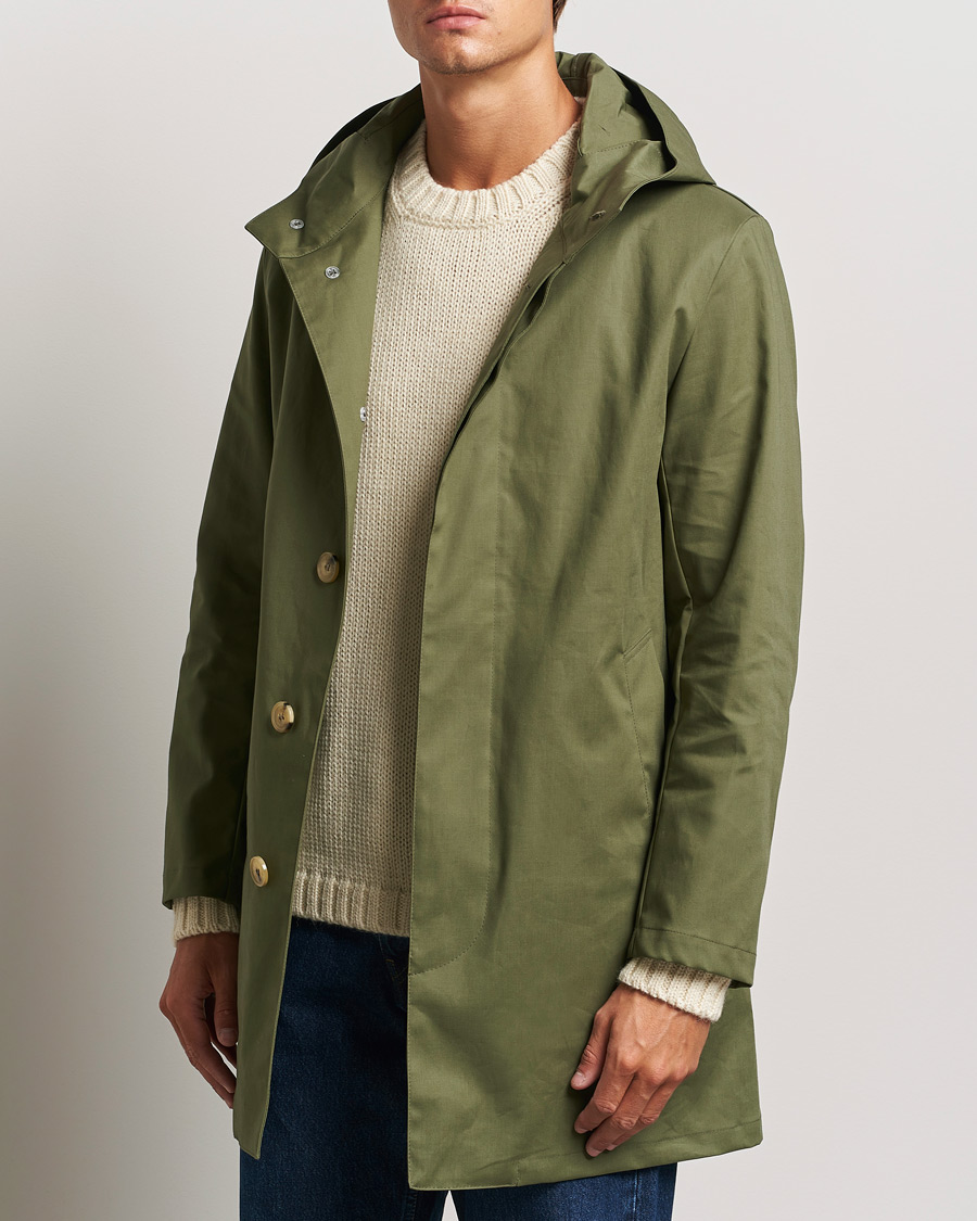 Heren | Jassen | Mackintosh | Chryston Short Coat Four Leaf Clover