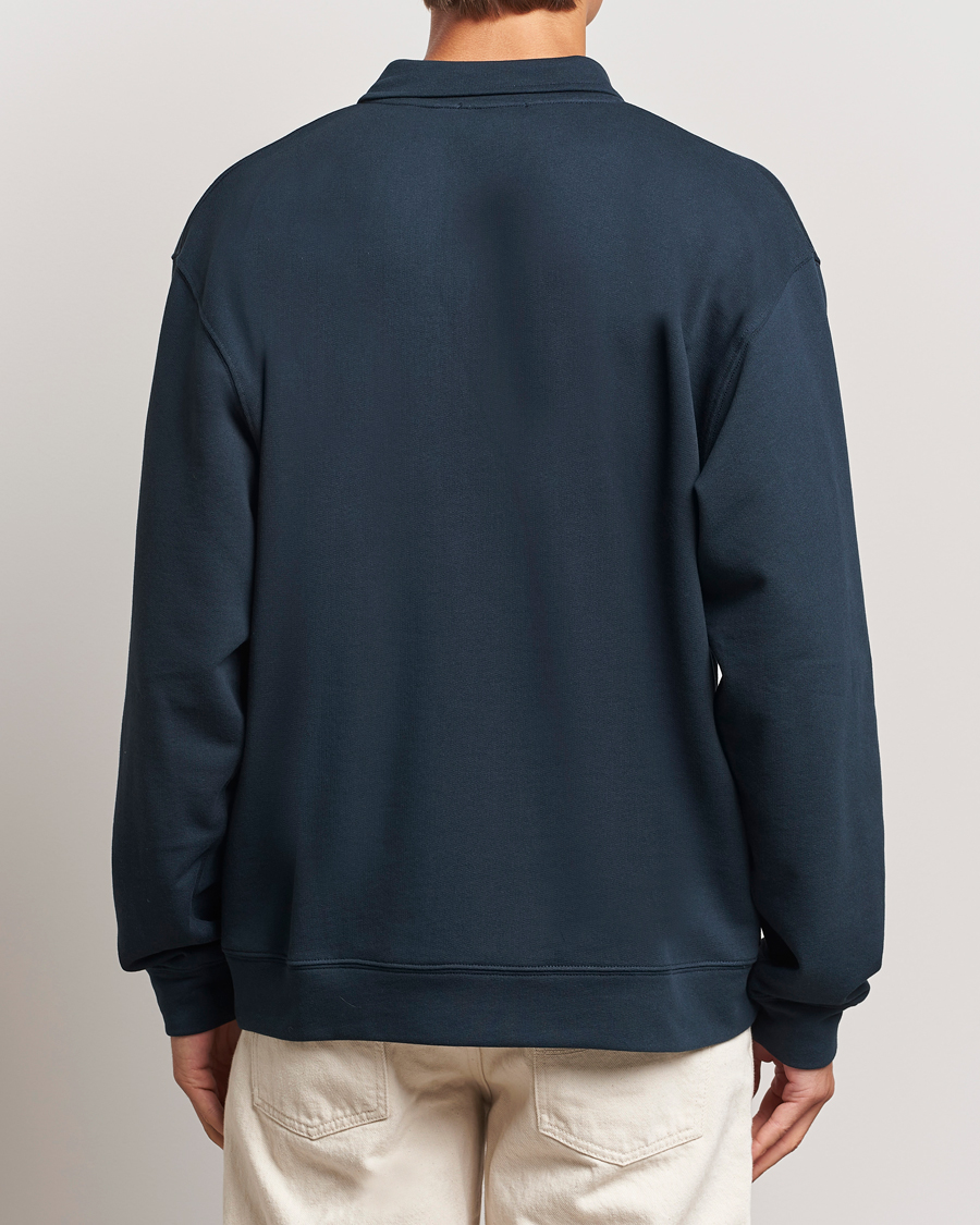 Heren | Truien | Mackintosh | Rain Shine Zip Sweatshirt Navy