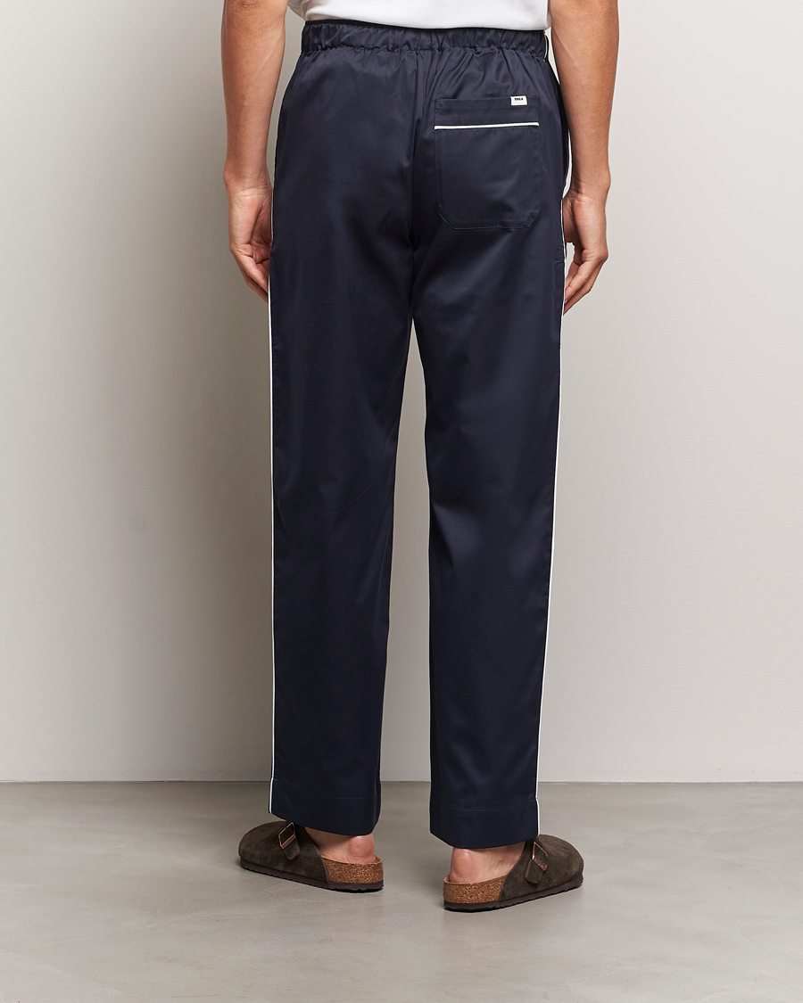 Heren | Tekla Sateen Pyjama Pants Chelsea Navy | Tekla | Sateen Pyjama Pants Chelsea Navy