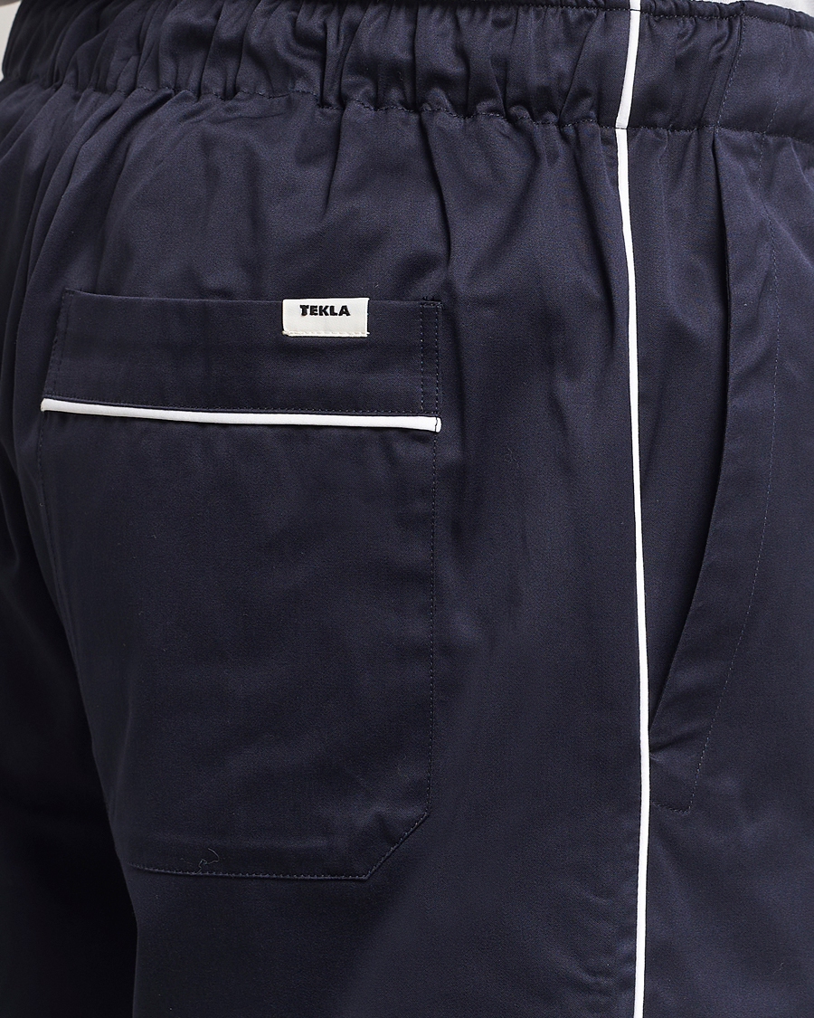 Heren | Tekla Sateen Pyjama Pants Chelsea Navy | Tekla | Sateen Pyjama Pants Chelsea Navy