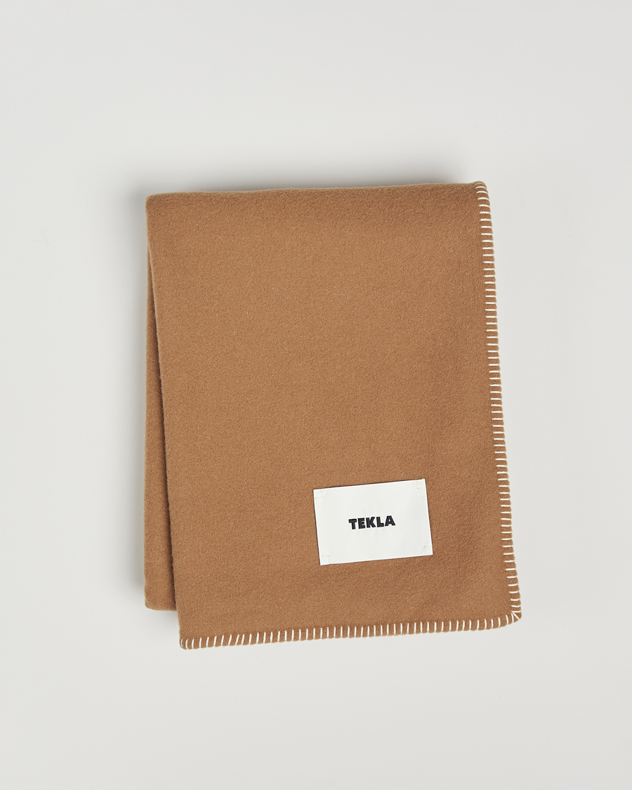 Heren | Tekla Lambswool Blanket Oak | Tekla | Lambswool Blanket Oak