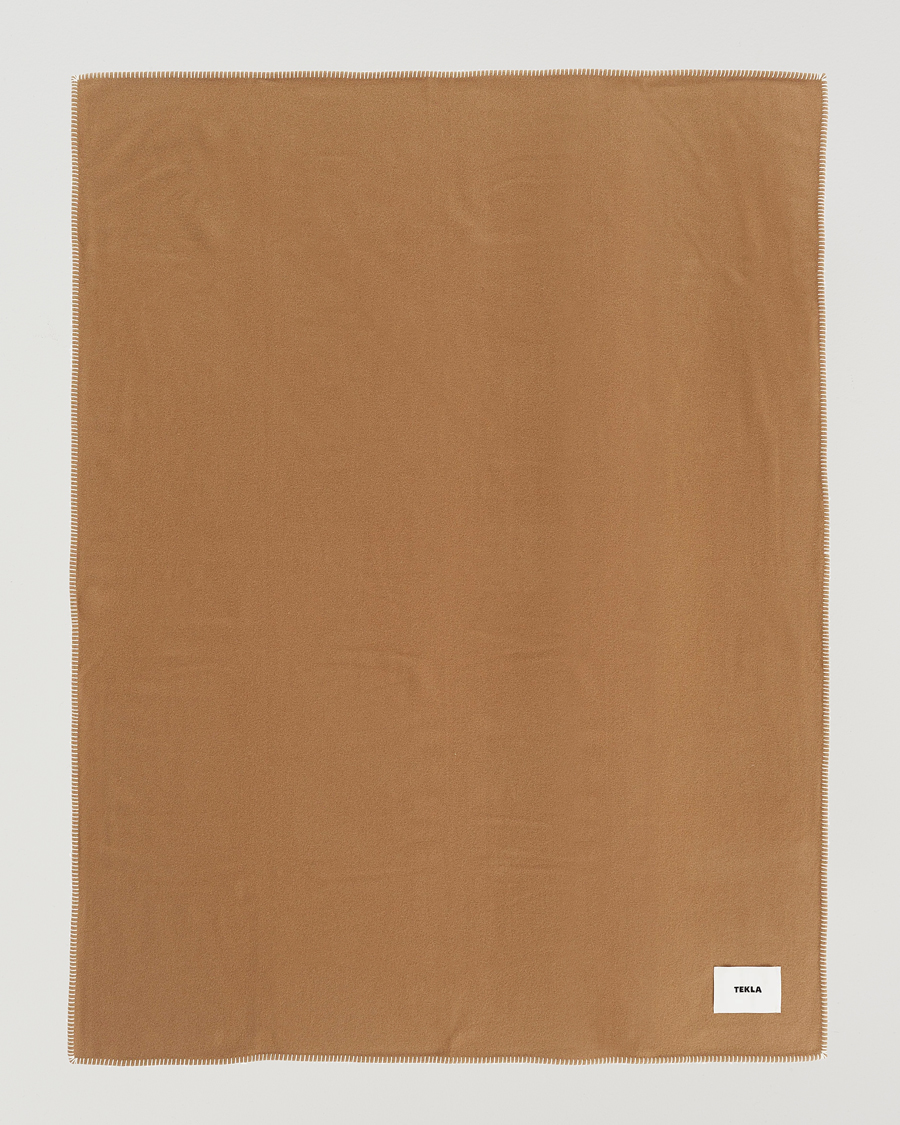 Heren | Tekla Lambswool Blanket Oak | Tekla | Lambswool Blanket Oak