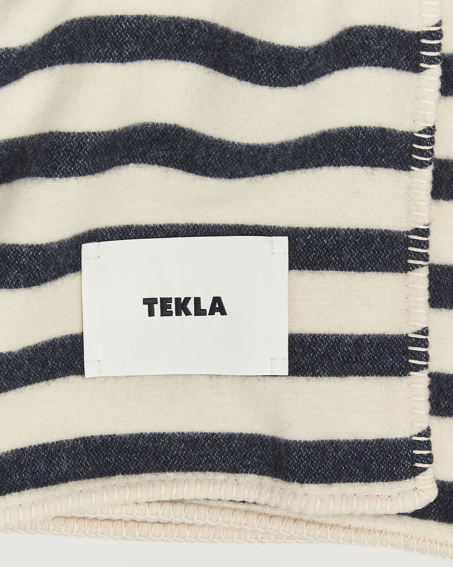 Heren | Tekla Lambswool Blanket Magpie Stripes | Tekla | Lambswool Blanket Magpie Stripes