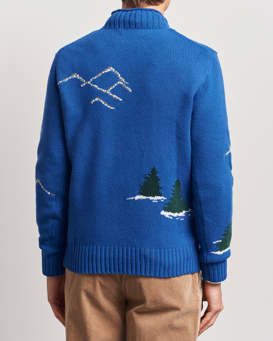 Heren | Truien | Polo Ralph Lauren | Family Bear Knitted Polo Heritage Royal