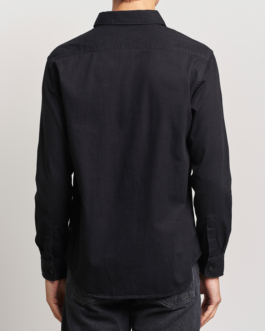 Heren | Overhemden | Replay | Denim Shirt Washed Black