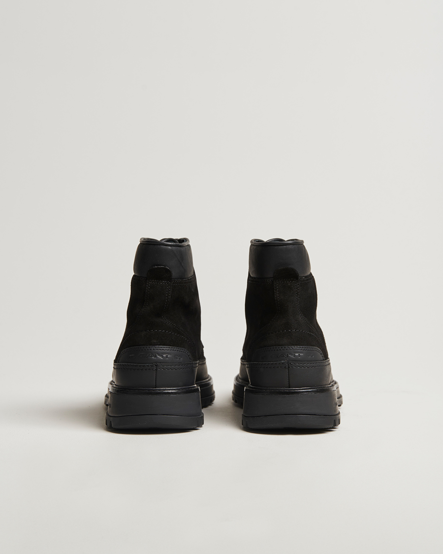 Heren | GANT Clefton Felt Lined Suede Boot Black | GANT | Clefton Felt Lined Suede Boot Black