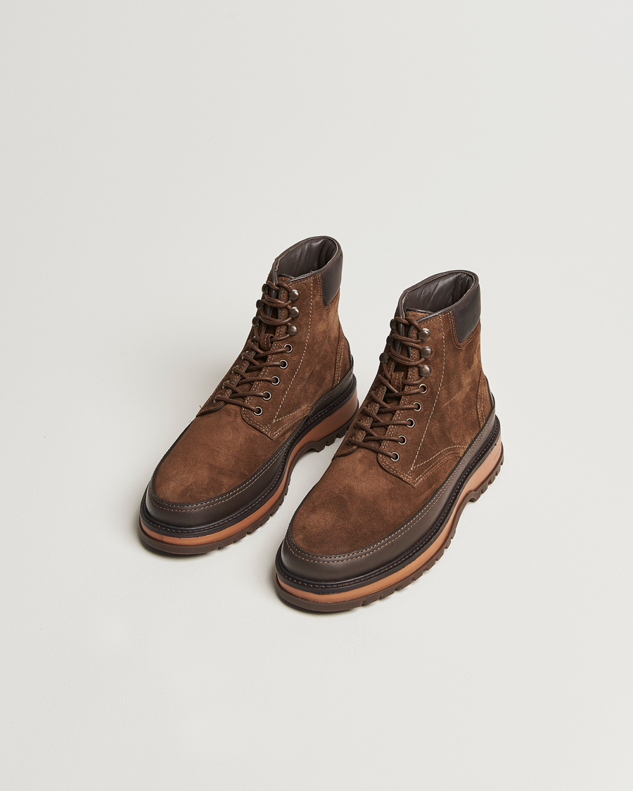 Heren | GANT Clefton Felt Lined Suede Boot Tobacco Brown | GANT | Clefton Felt Lined Suede Boot Tobacco Brown