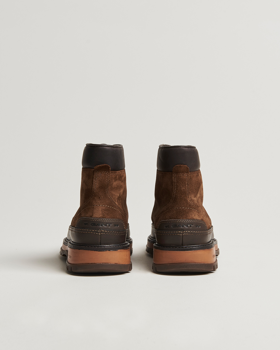 Heren | GANT Clefton Felt Lined Suede Boot Tobacco Brown | GANT | Clefton Felt Lined Suede Boot Tobacco Brown
