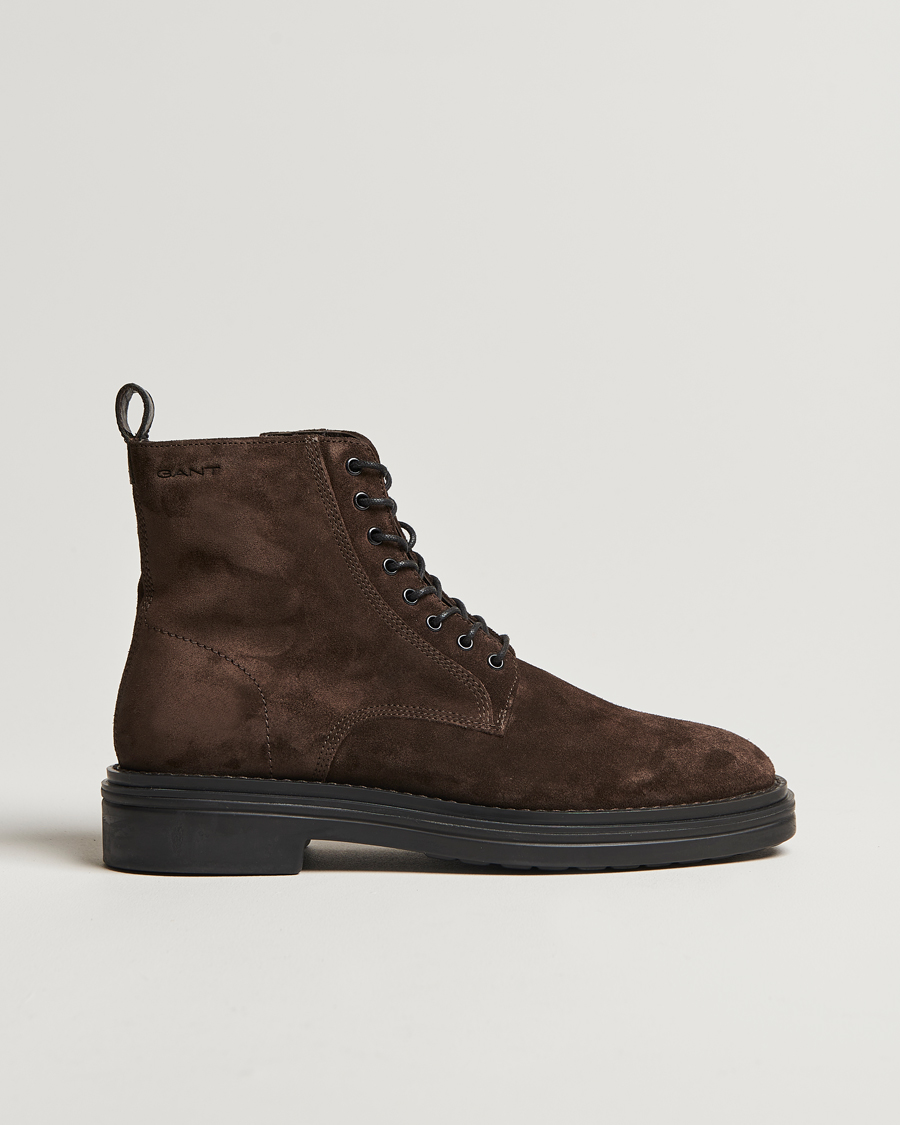 Heren | GANT Boggar Suede Boot Espresso Brown | GANT | Boggar Suede Boot Espresso Brown