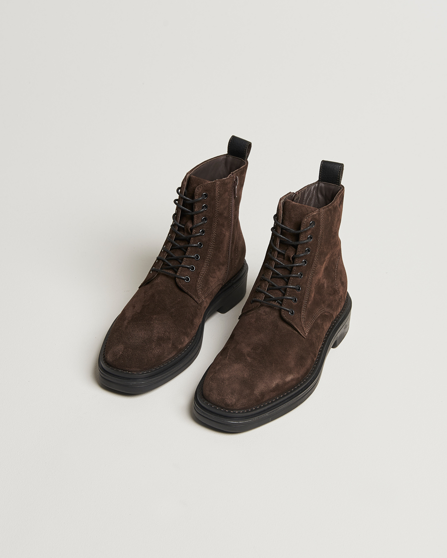 Heren | GANT Boggar Suede Boot Espresso Brown | GANT | Boggar Suede Boot Espresso Brown