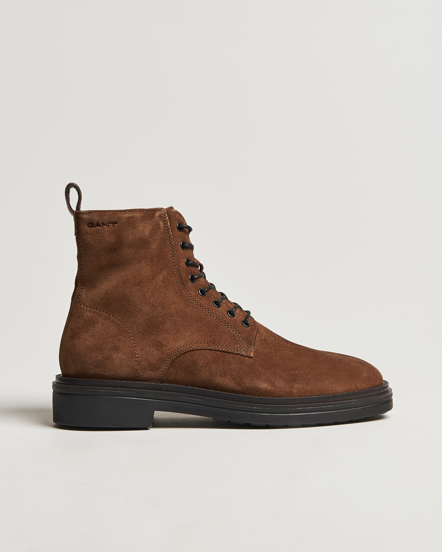 Heren | Laarzen | GANT | Boggar Suede Boot Warm Khaki