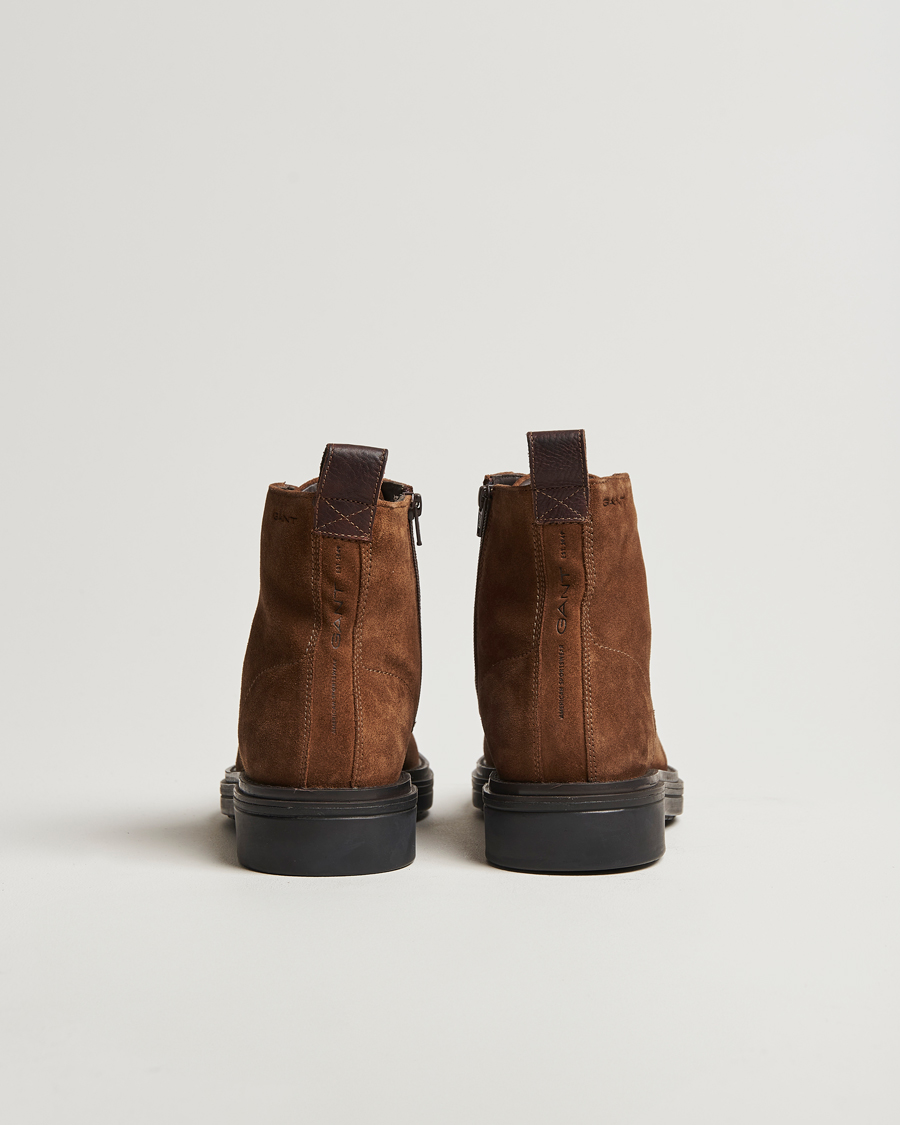 Heren | Laarzen | GANT | Boggar Suede Boot Warm Khaki