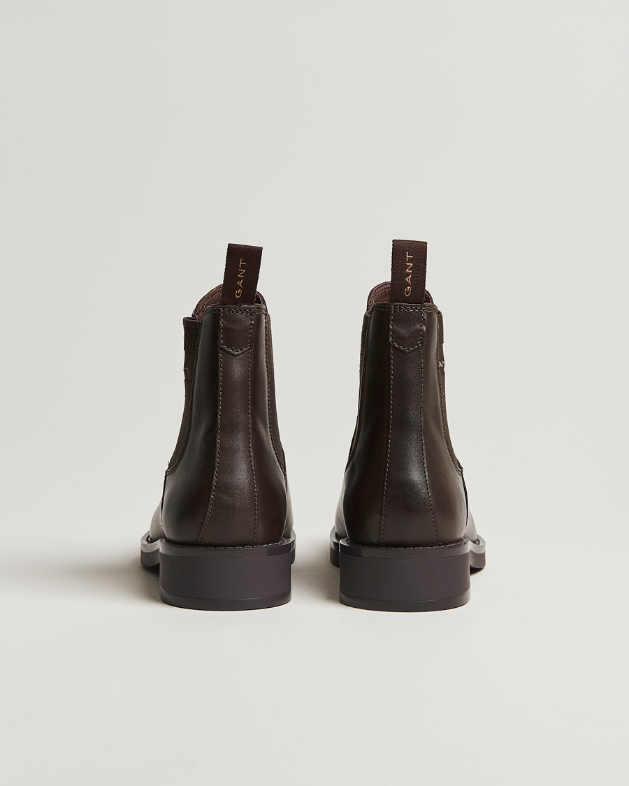 Heren | GANT Prepdale Leather Chelsea Boot Dark Brown | GANT | Prepdale Leather Chelsea Boot Dark Brown