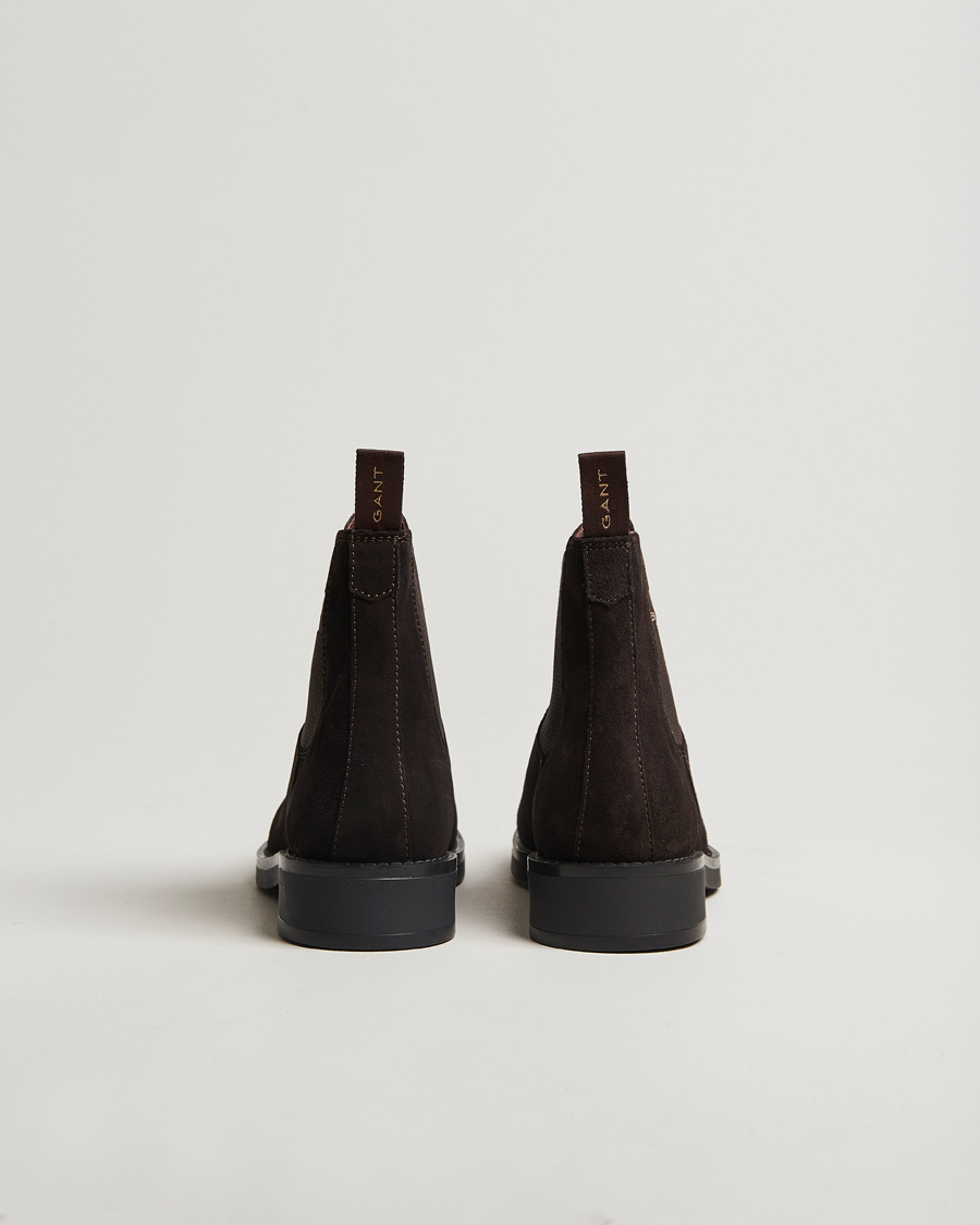 Heren | GANT Prepdale Suede Chelsea Boot Espresso Brown | GANT | Prepdale Suede Chelsea Boot Espresso Brown