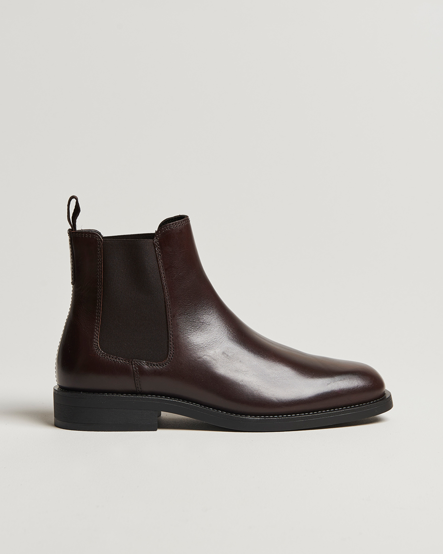 Heren | GANT Rizmood Leather Chelsea Boot Dark Brown | GANT | Rizmood Leather Chelsea Boot Dark Brown