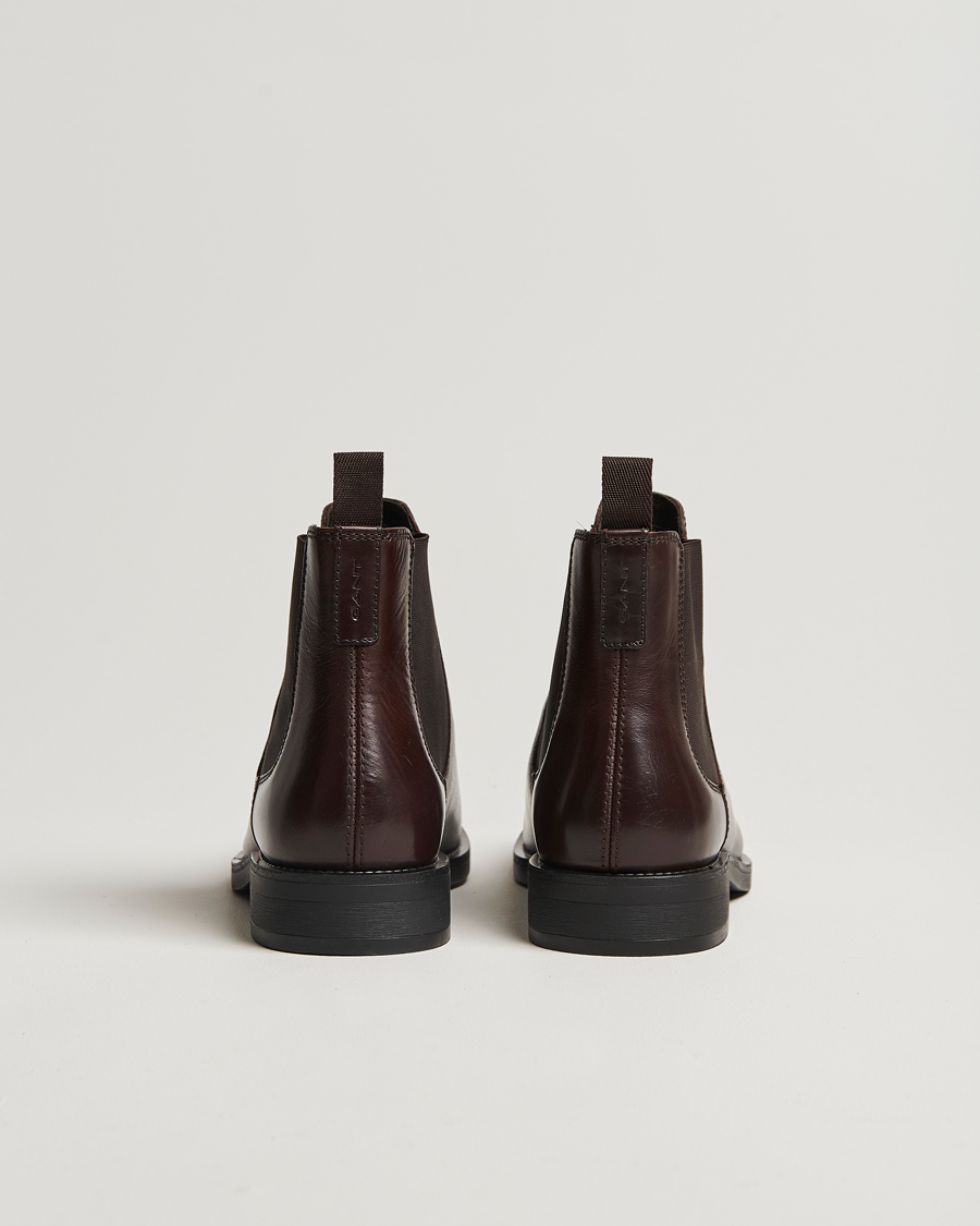 Heren | GANT Rizmood Leather Chelsea Boot Dark Brown | GANT | Rizmood Leather Chelsea Boot Dark Brown
