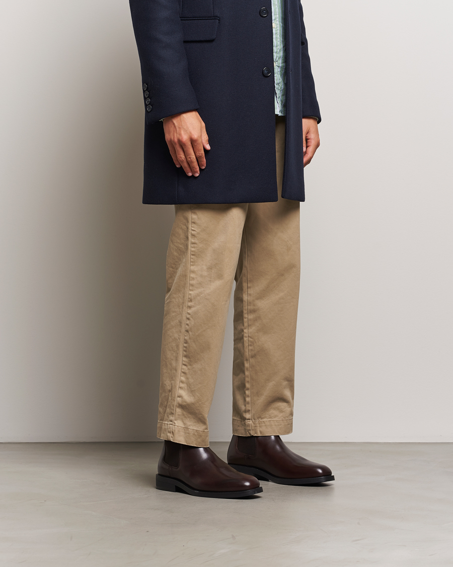 Heren | GANT Rizmood Leather Chelsea Boot Dark Brown | GANT | Rizmood Leather Chelsea Boot Dark Brown