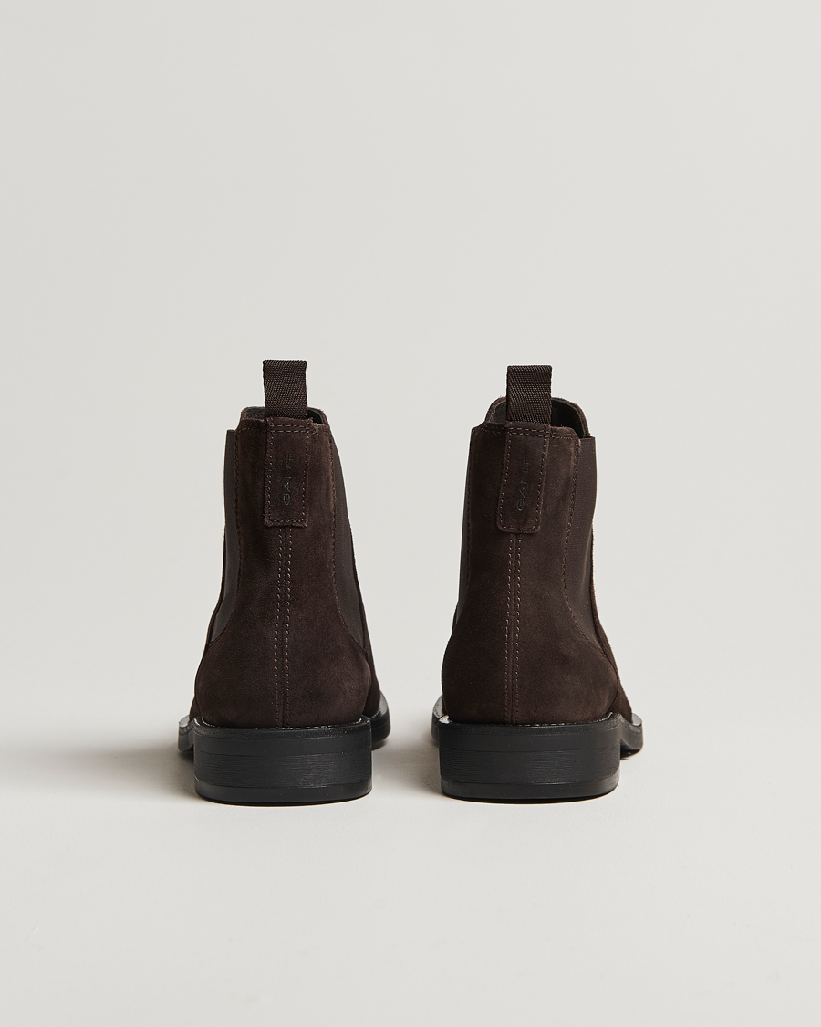 Heren | GANT Rizmood Suede Chelsea Boot Dark Brown | GANT | Rizmood Suede Chelsea Boot Dark Brown