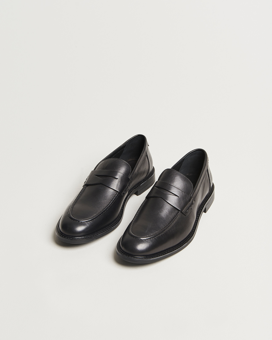 GANT Lozham Leather Loafer Black Man CareOfCarl
