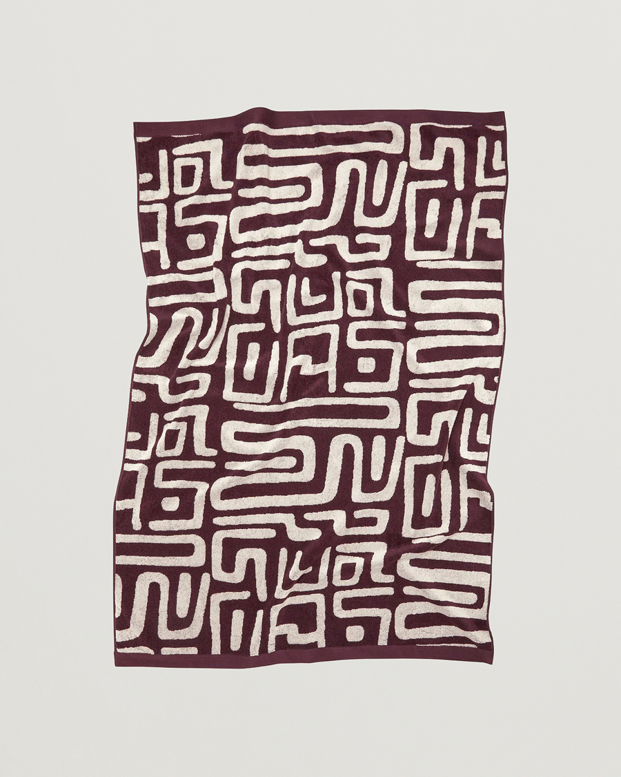 Heren | Stoffen | OAS | Kalahara Towel Brown/Beige