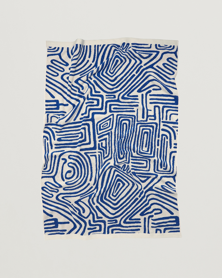 Heren | OAS Eldovado Towel Blue/White | OAS | Eldovado Towel Blue/White