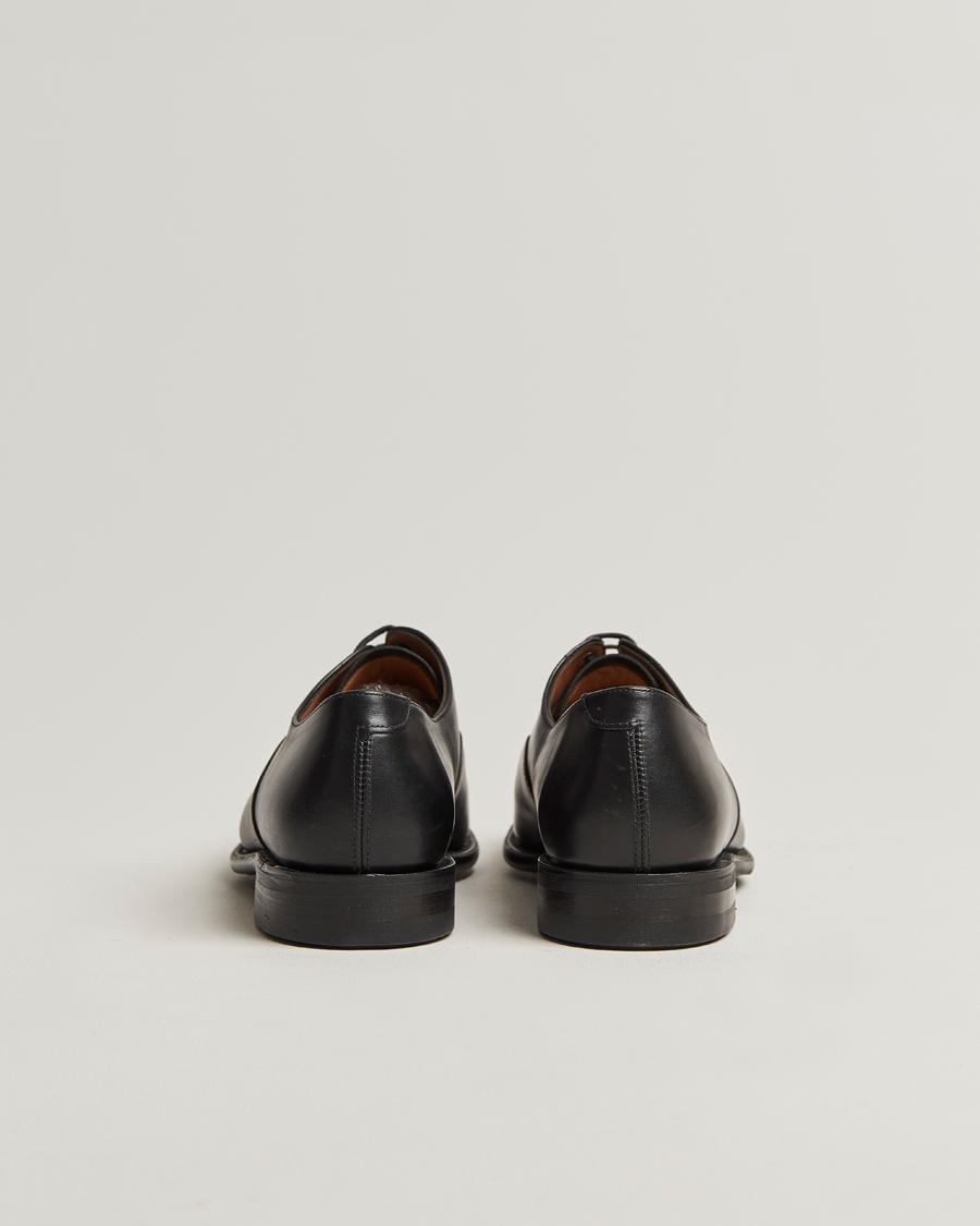 Heren | Handgemaakte schoenen | Sanders | Vardy Calf Cap Oxford Black